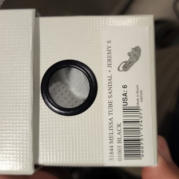 Melissa Jeremy Scott Black Summer Sandals - Picture 3 of 3